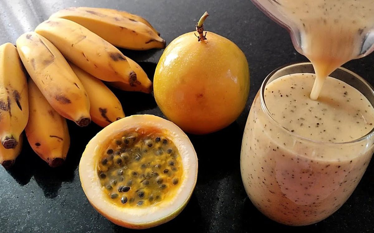 Saiba como fazer suco de maracujá banana e conheça seus benefícios