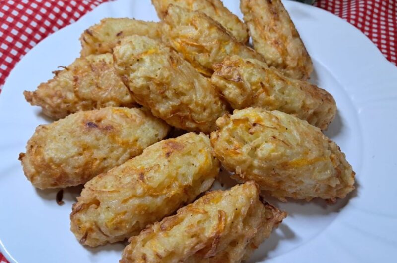 Receita de Bolinho de Arroz e Cenoura