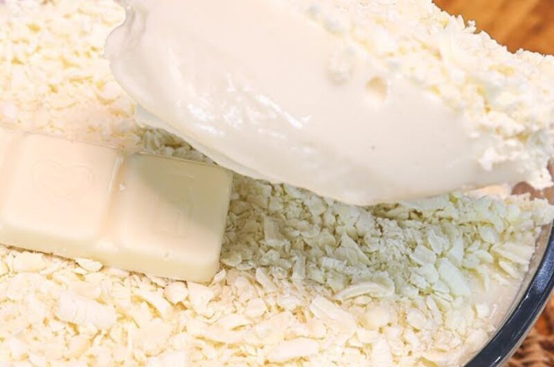 Receita de Danete de Chocolate Branco Caseiro