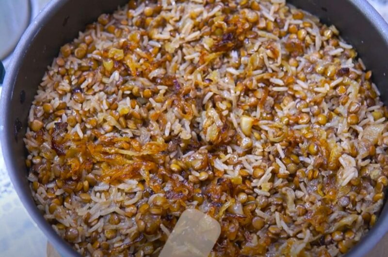 Receita de Arroz Mjadra