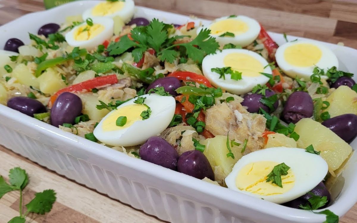 salada de bacalhau