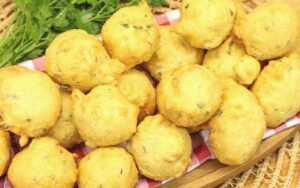 bolinho de chuva salgado