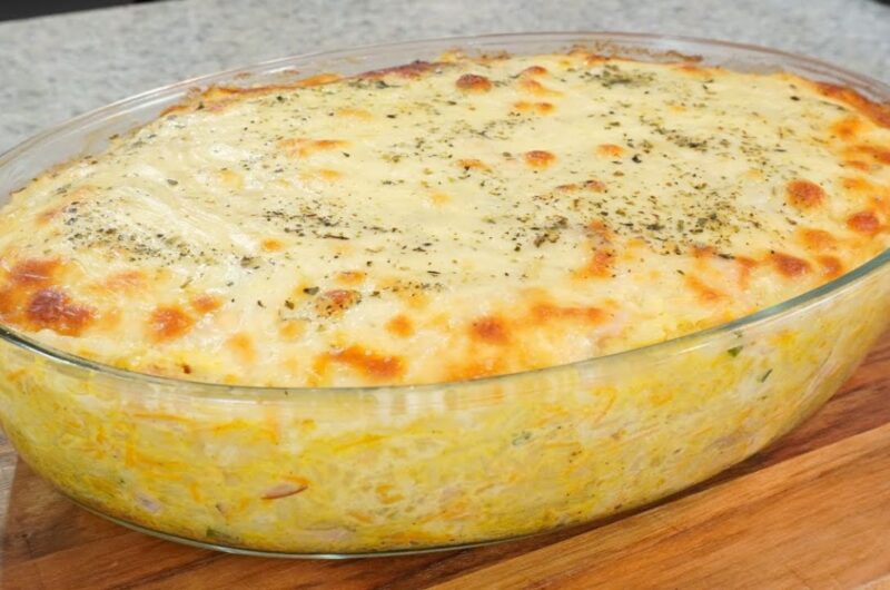 Receita de Arroz de Forno Simples