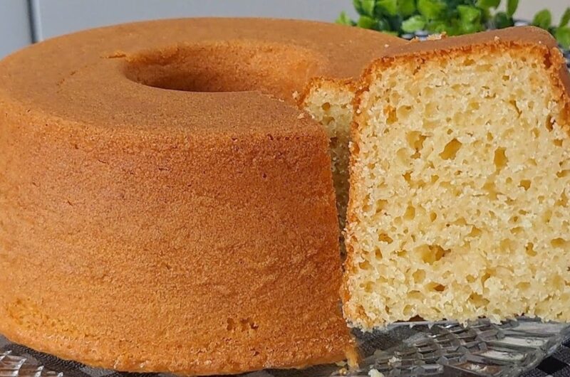 Receita de Bolo de Iogurte Natural com Laranja